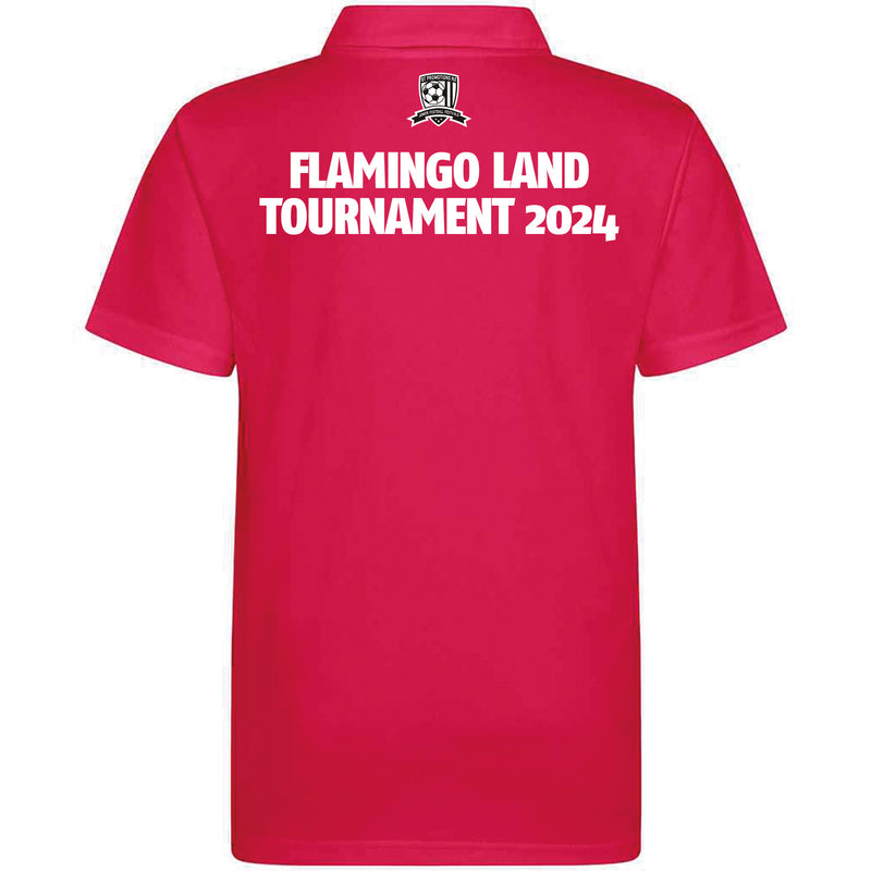 Flamingo Land Tournament 2024 Presentation Polo - Hot Pink
