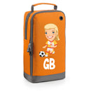 Football Boot Bags for Girls with Free Kit and Initials – Durable and Personalized Sports Bag - Girls Blonde