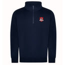 Horden CW FC Leisure Navy Half Zip Jumper - ADULTS