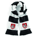 Horden Community Welfare FC - Football Club Black White Scarf