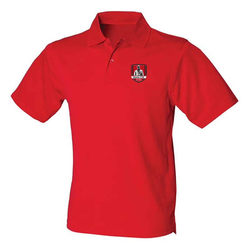 Horden CW FC Golf Polo Shirt - ADULTS RED
