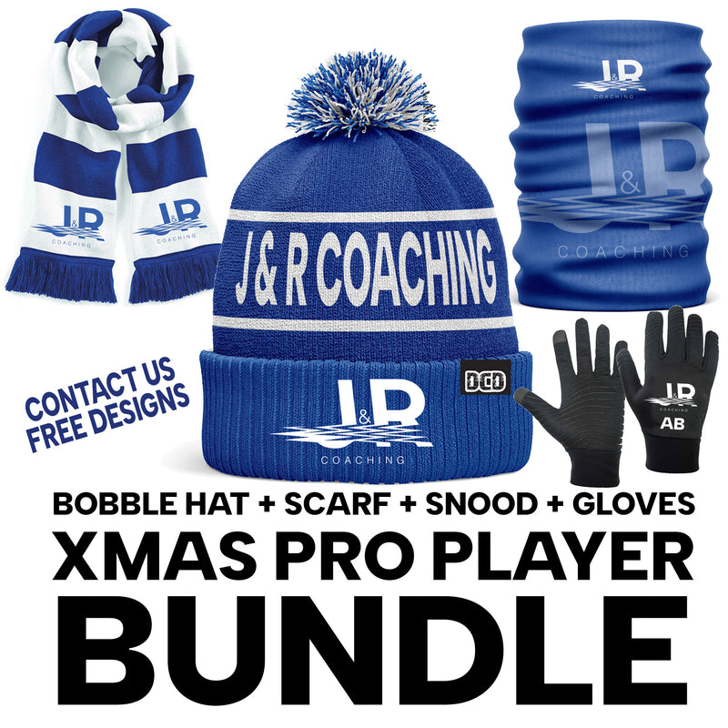 CUSTOM Any Team or Colour BUNDLE Box - Hat Scarf Snood Gloves