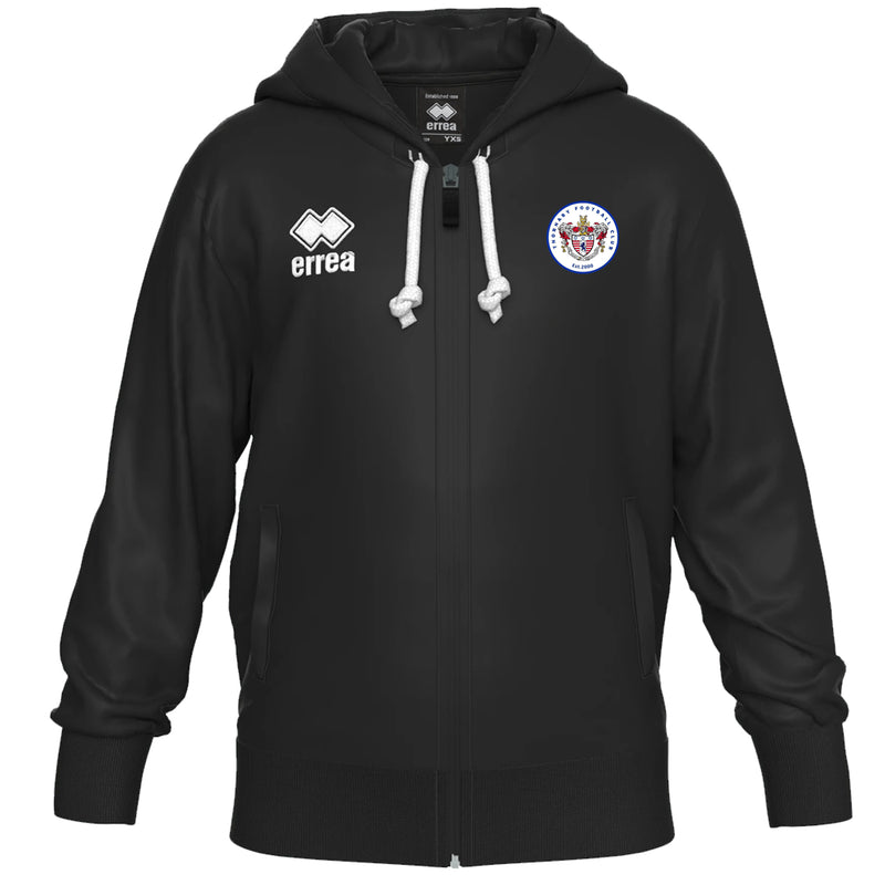 Thornaby FC Errea Jacob Full Zip Hoody - COACHES (Black)