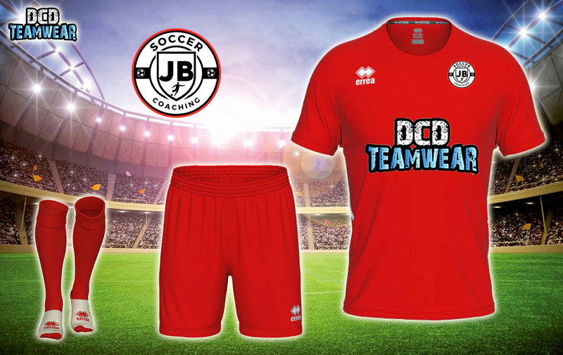 JB Soccer Coaching Errea Marvin Bundle - ADULT (Red)