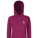 North York Moors National Park Volunteer Burgundy Ladies Hoody SS224