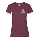 North York Moors National Park Volunteer Burgundy Ladies Tee SS050
