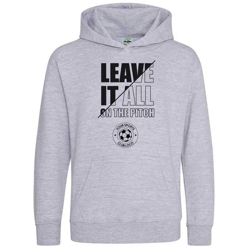 Personalized Football Player Team Kids/Adult Hoodies - Leave It All On The Pitch