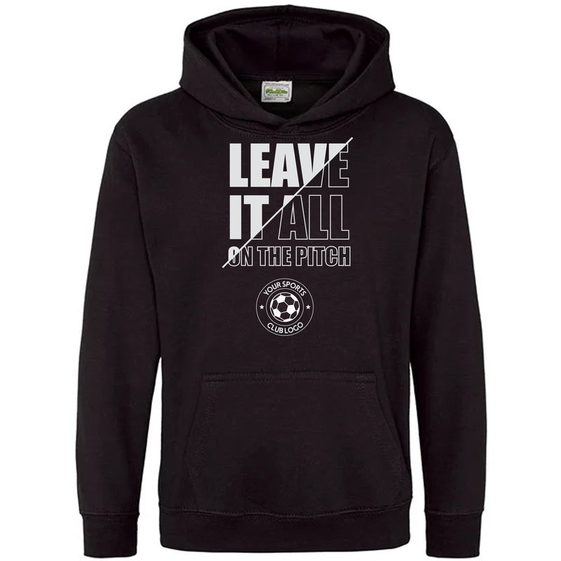 Personalized Football Player Team Kids/Adult Hoodies - Leave It All On The Pitch