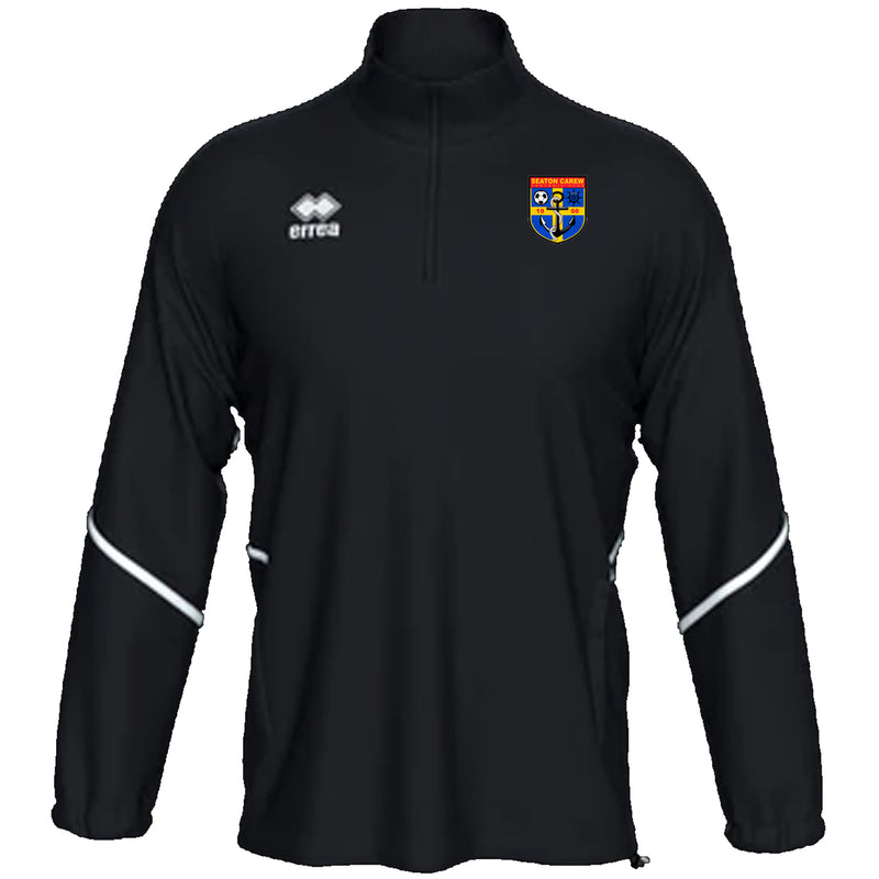 Seaton Carew FC Errea Manfred 1/2 Zip Sweat Top - ADULT (Black)