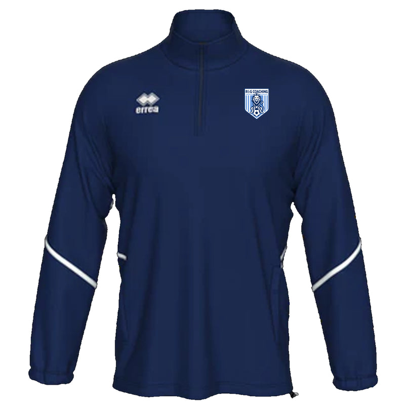 R&G Coaching Errea Manfred 1/2 Zip Sweat Top - ADULT (Navy)