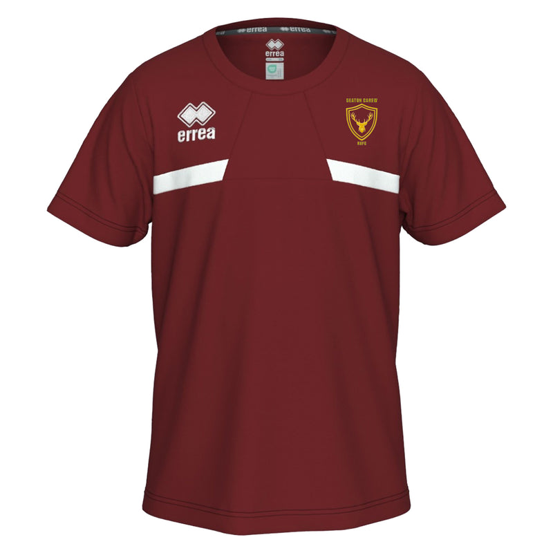 Seaton Carew Rugby (SCRUFS) Errea Mark Shirt - JUNIOR (Burgundy)