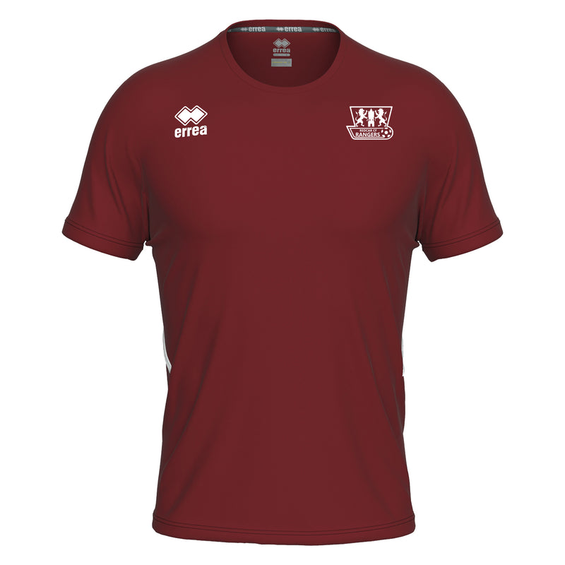 Redcar CF Rangers Errea Marvin Shirt - JUNIOR (Burgundy)
