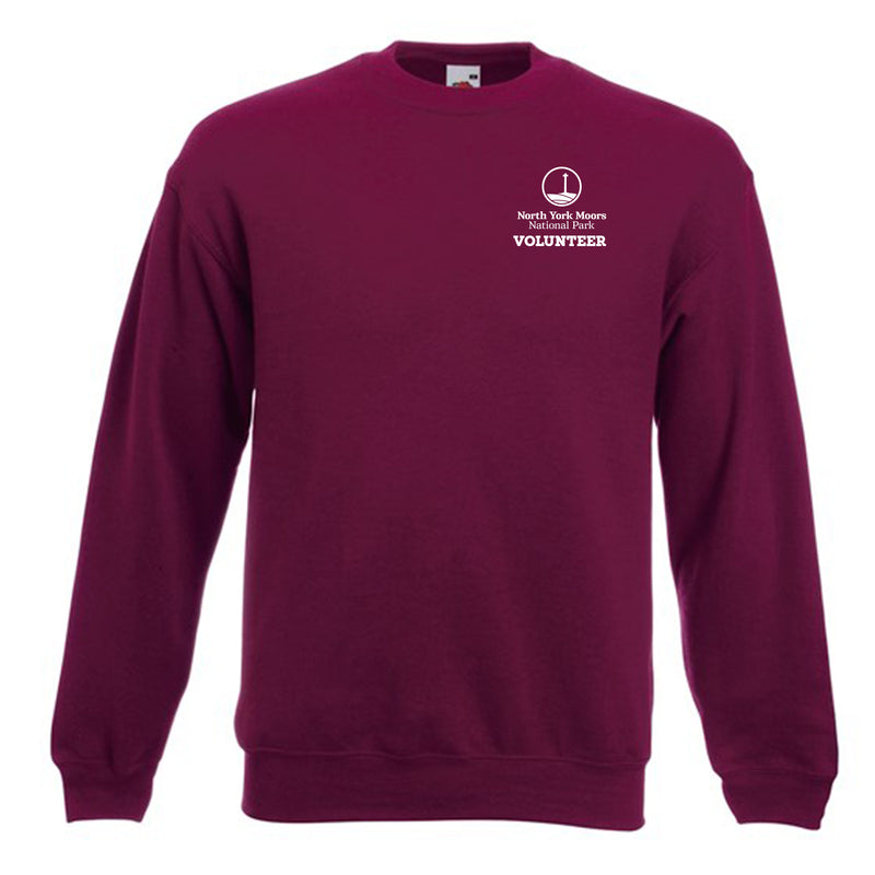 North York Moors National Park Volunteer Burgundy Mens Jumper SS800