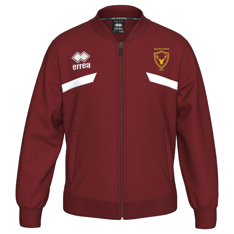 Seaton Carew Rugby (SCRUFS) Errea Mick Bomber Jacket - JUNIOR (Burgundy)