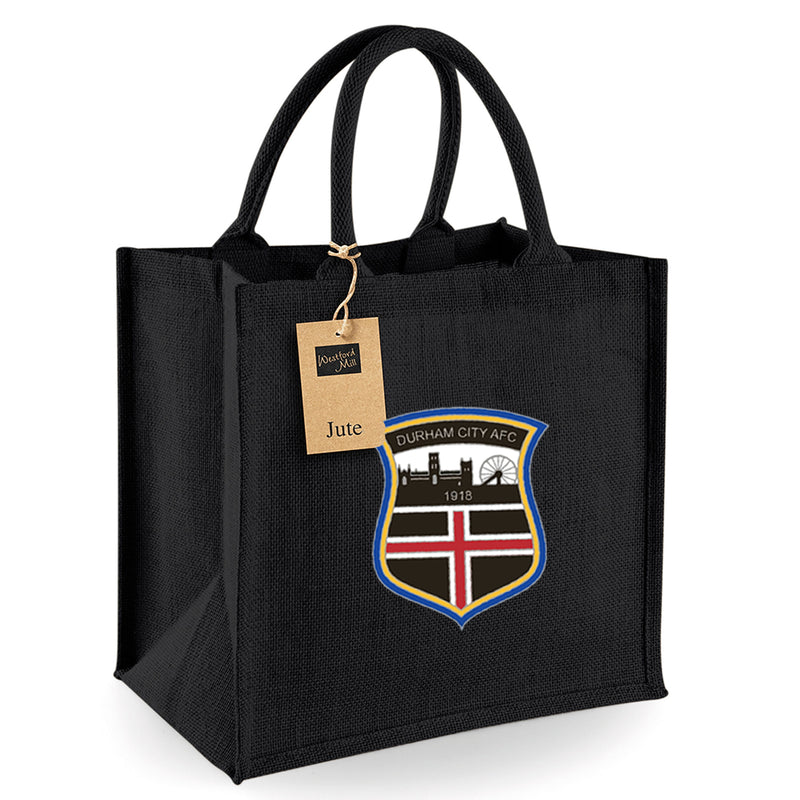 Durham City FC Jute Shopping bag Maxi Black