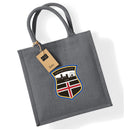 Durham City AFC Jute Shopping bag Midi Grey