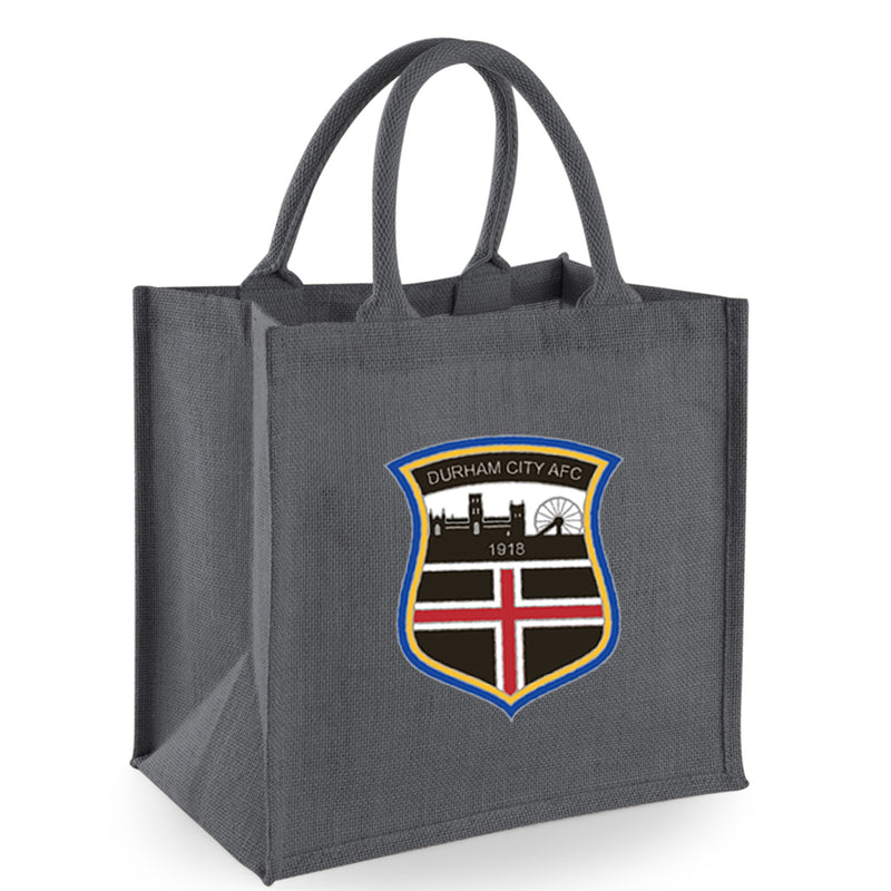 Durham City FC Jute Shopping bag Maxi Grey