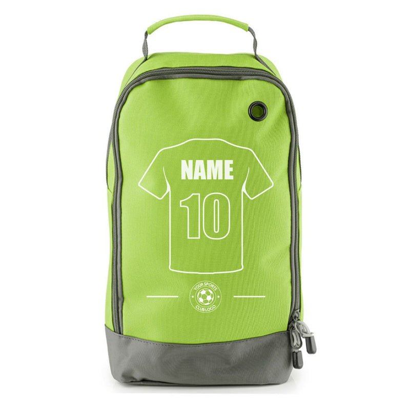 Football Boot Bags for Kids - Durable Personalized Sports Bag with Shirt Name & Number