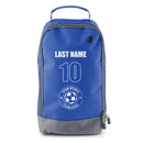 Football Boot Bags for Kids - Durable Personalized Sports Bag with Horizontal Name, Custom Logo & Number