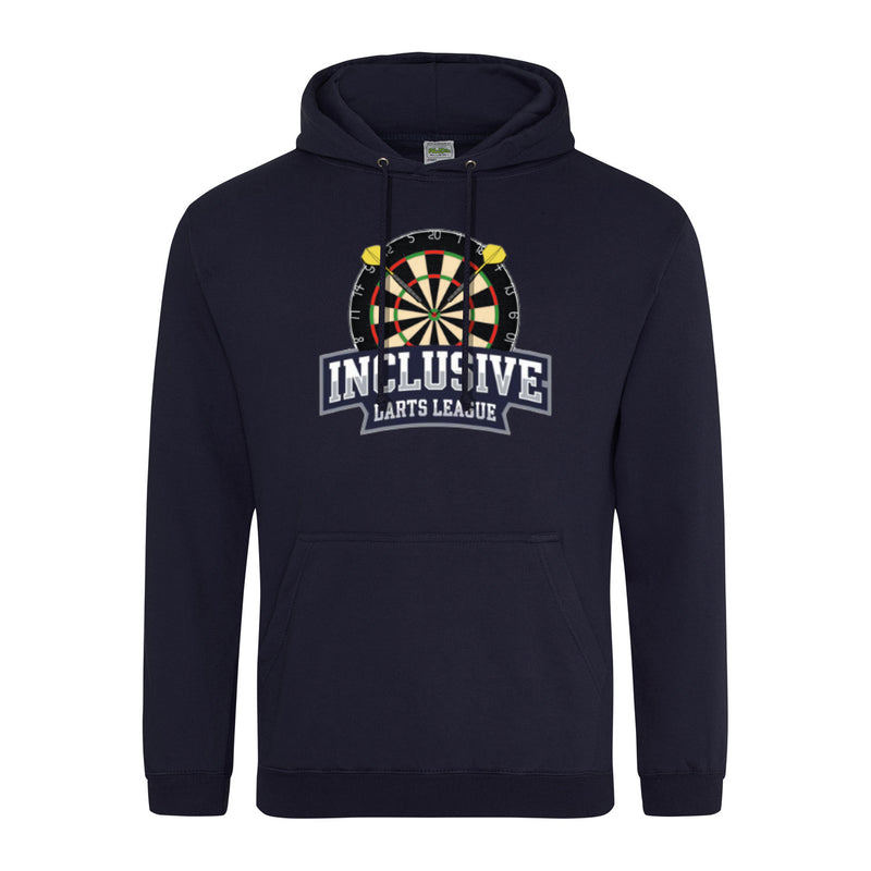 Inclusive Darts League Official Hoody - Centre Chest Design (3 Colours)