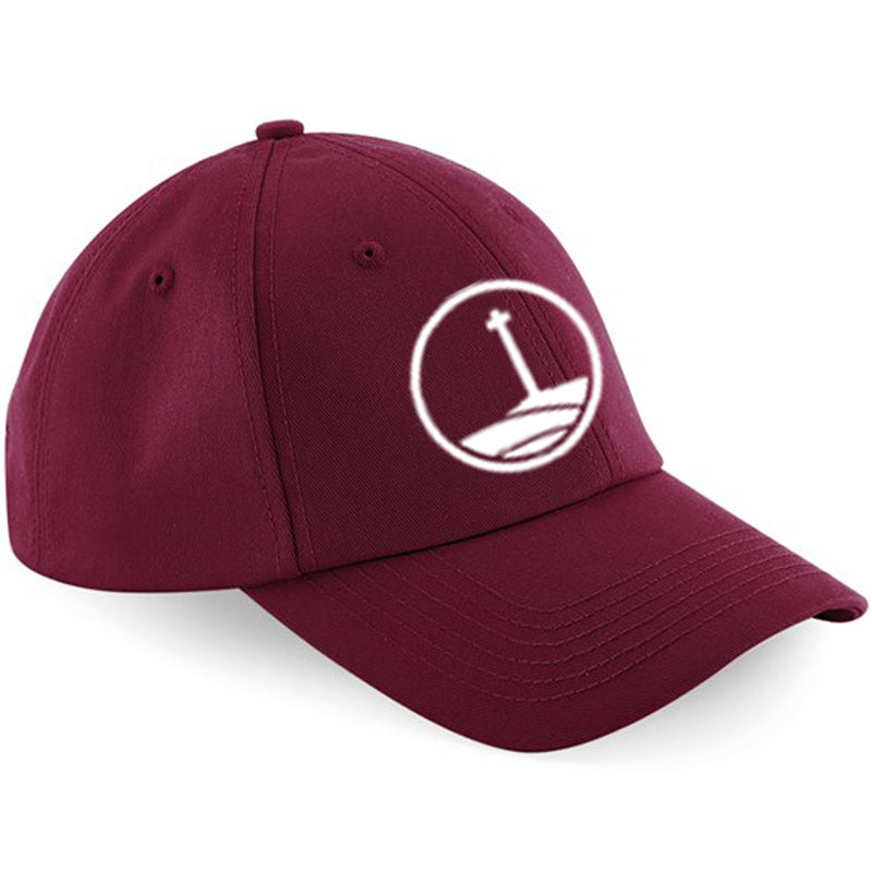 North York Moors National Park Logo Cap - Burgundy BC015