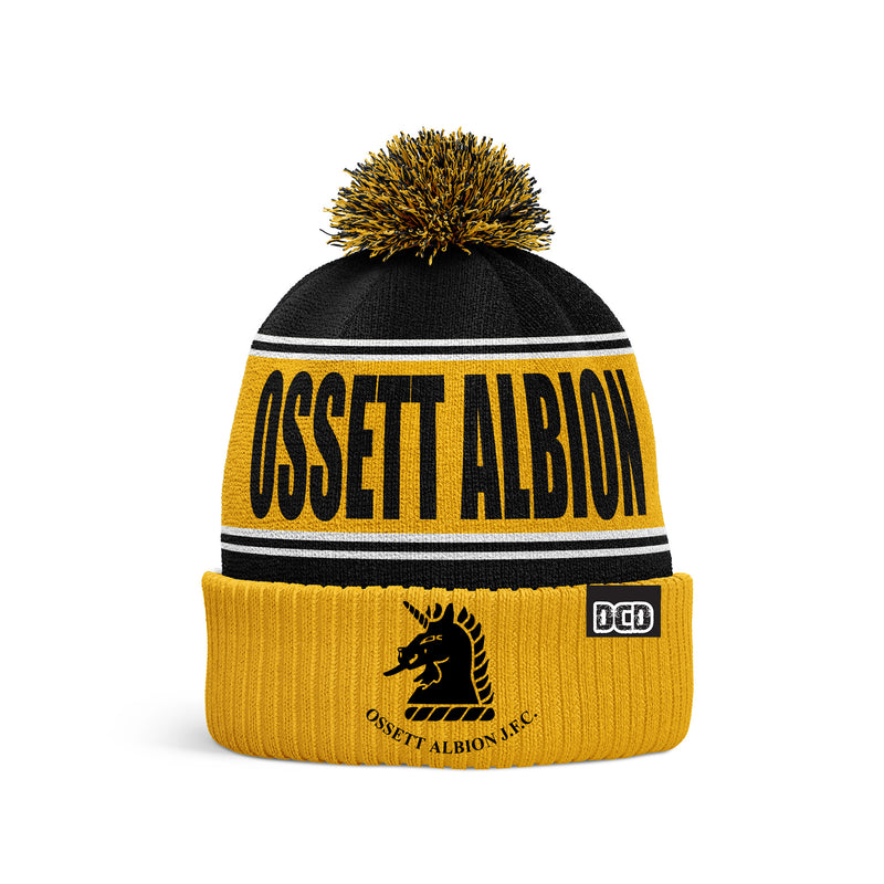 Ossett Albion Junior Football Club Custom Bobble Hat - ONE SIZE