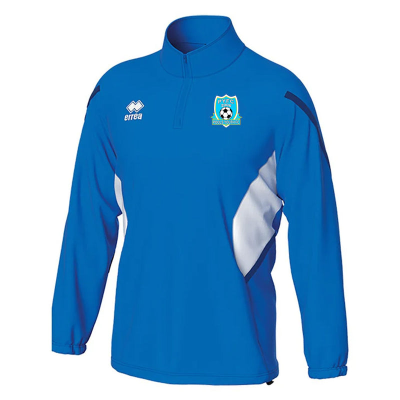 Pools Youth FC Errea Charles 1/2 Zip - JUNIORS (Royal)