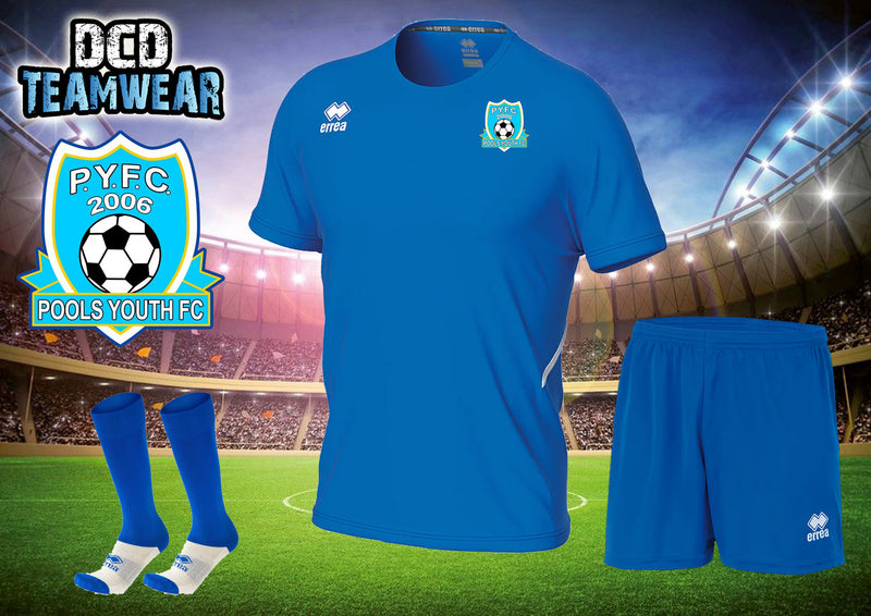 Pools Youth FC Errea  Marvin Bundle - ADULTS (Royal)
