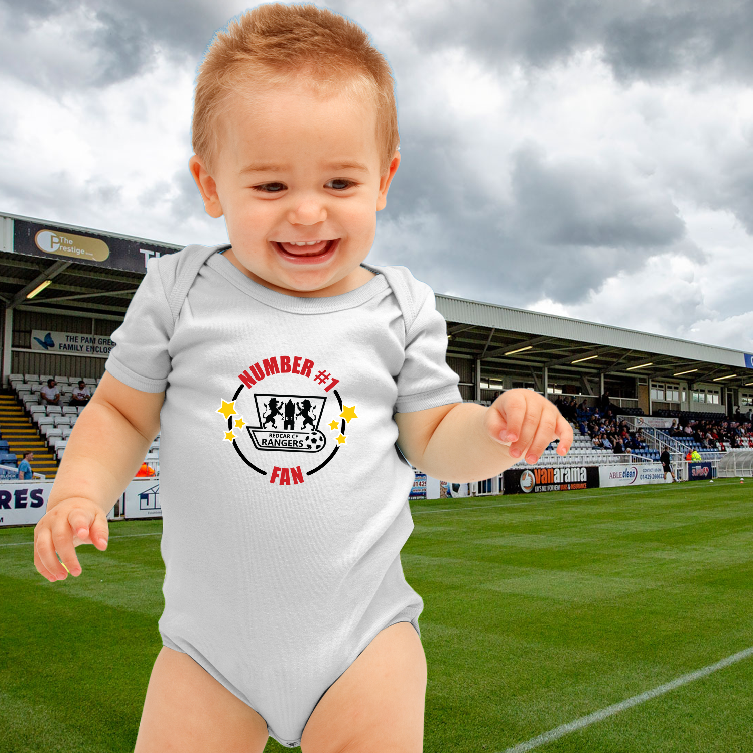 Redcar Rangers #1 Fan Baby Grows