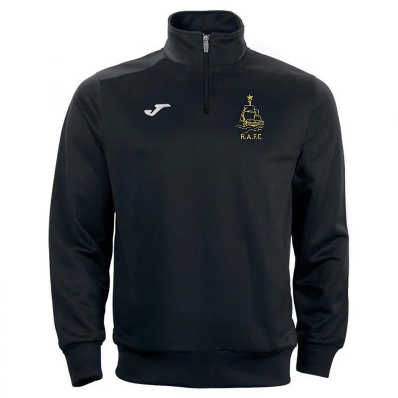 Royal Albert FC Faraon 1/2 Zip Top Black - JUNIOR