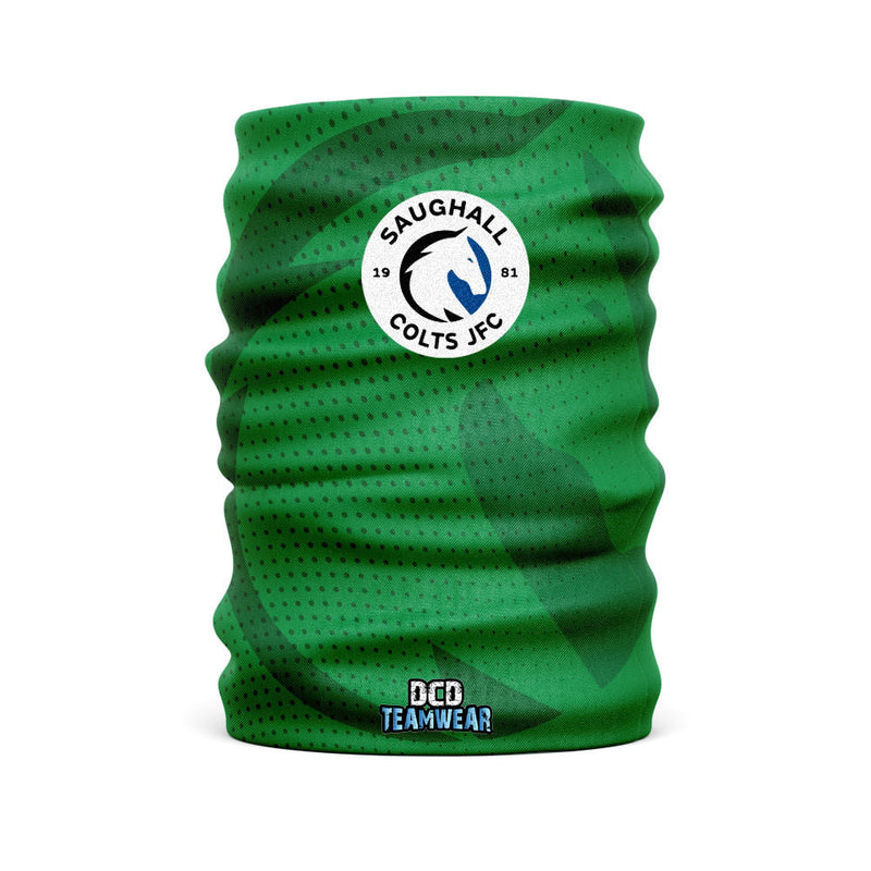 SAUGHALL COLTS JFC Green Color Custom Snood- Club Colors