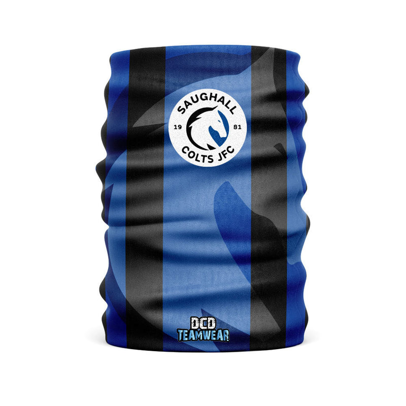 SAUGHALL COLTS JFC Blue Color Custom Snood- Club Colors