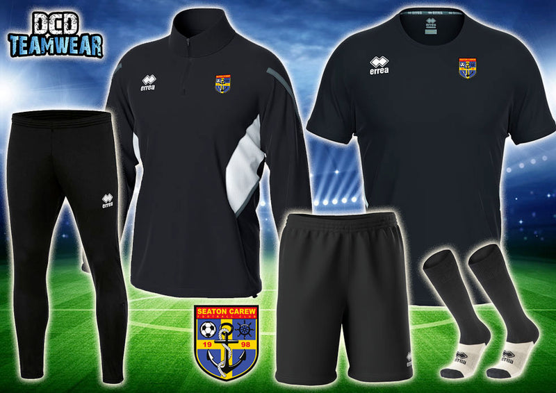 Seaton Carew FC Charles Training Bundle - ADULTS (BLACK/WHITE)
