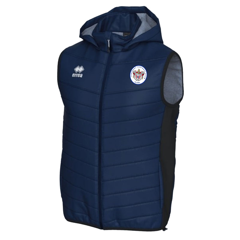 Thornaby FC Errea Scozia Gilet - JUNIOR (Navy)