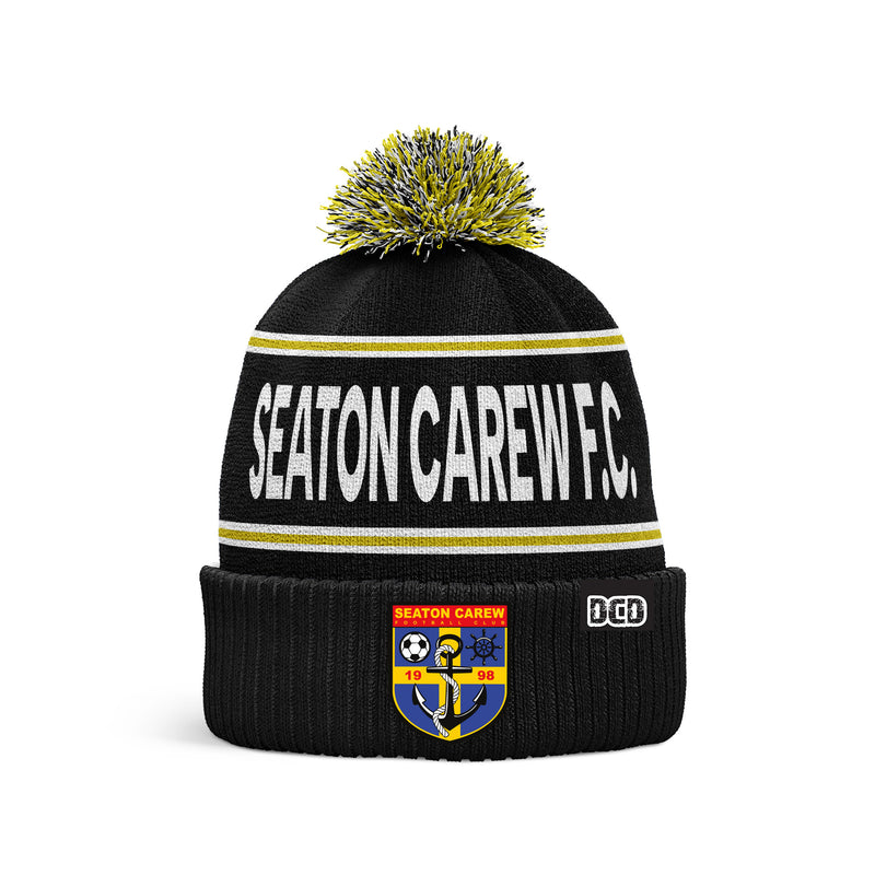 Seaton Carew FC 2023 Custom Bobble Hat - ONE SIZE