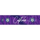 Custom Captain's Armband - Design 5 (Purple)