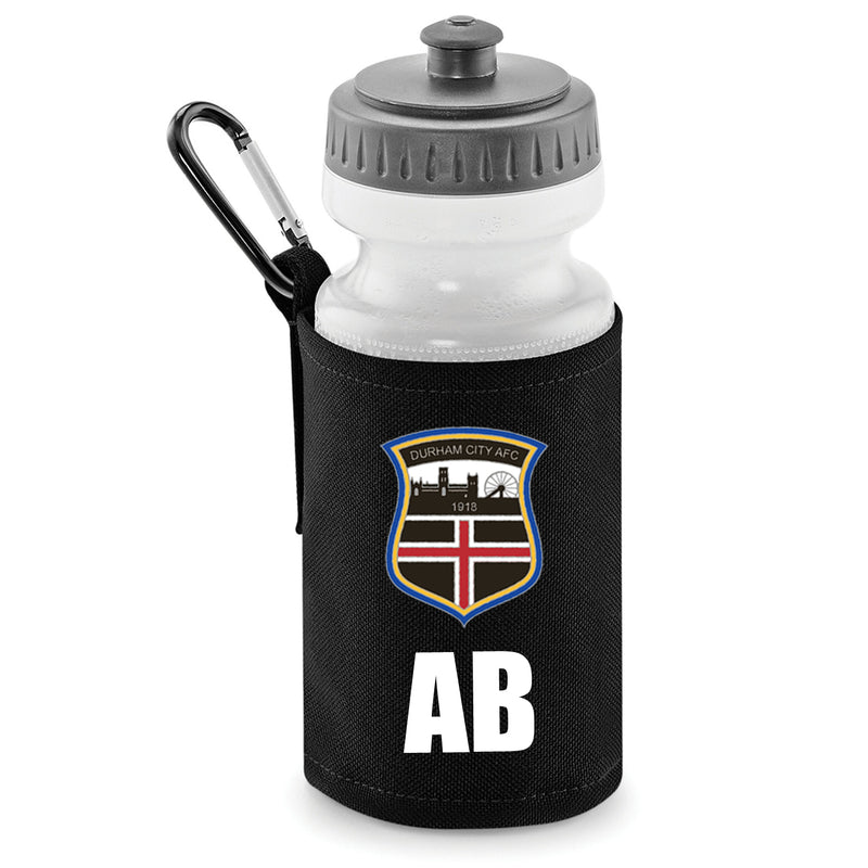 Official Durham City AFC QD440 Water Bottle and Holder Black