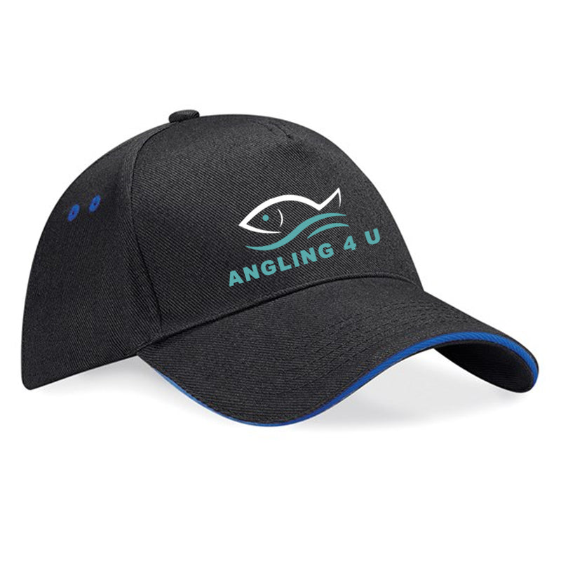 Angling 4 U Ultimate 5-Panel Graphite Black Royal Cap