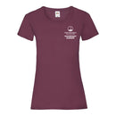 North York Moors National Park VOLUNTARY RANGER Burgundy Ladies Tee SS050