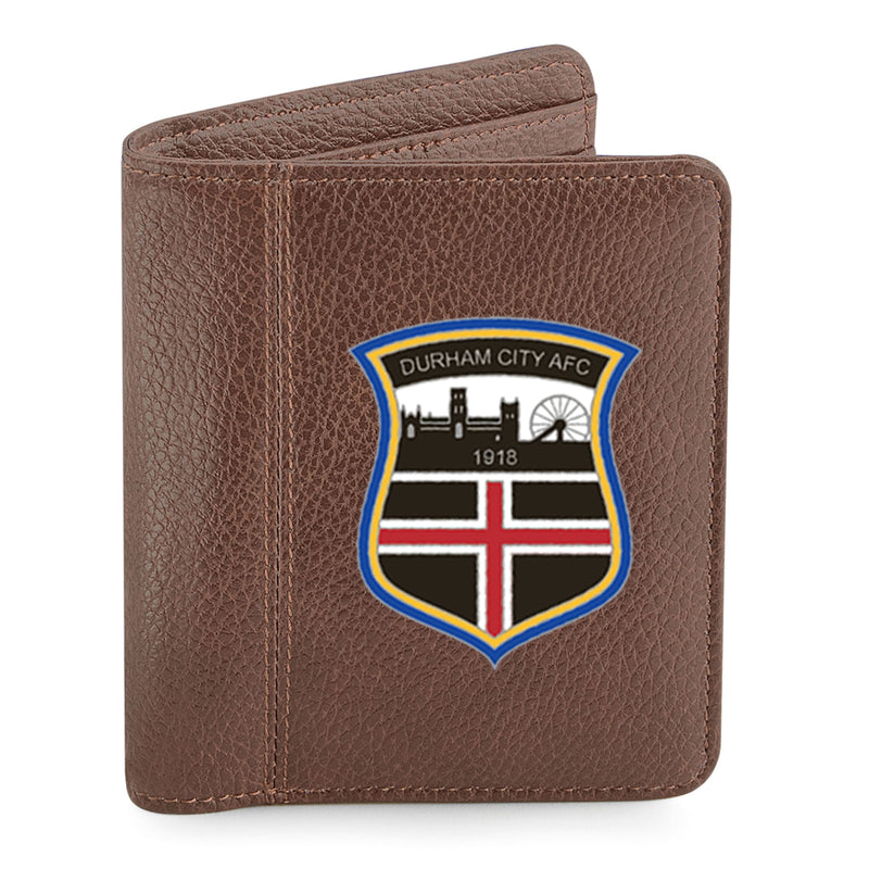 Personalised Official Durham City AFC Thick Wallet - Brown