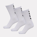 Fundamental 3 Pack Socks in White