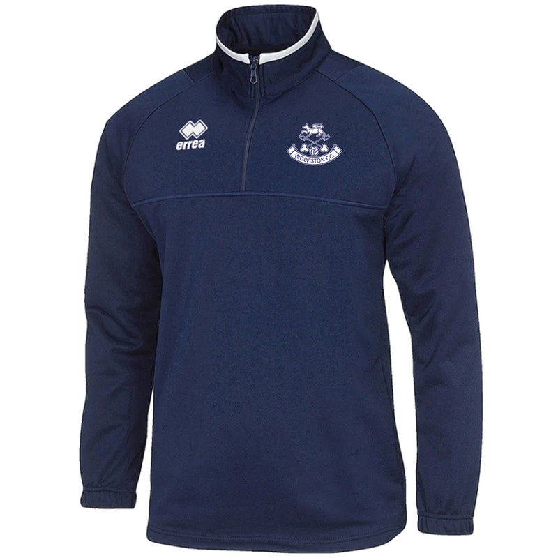 Wolviston FC Navy Mansel Managers  & Committee 1/4 Zip Top - ADULTS