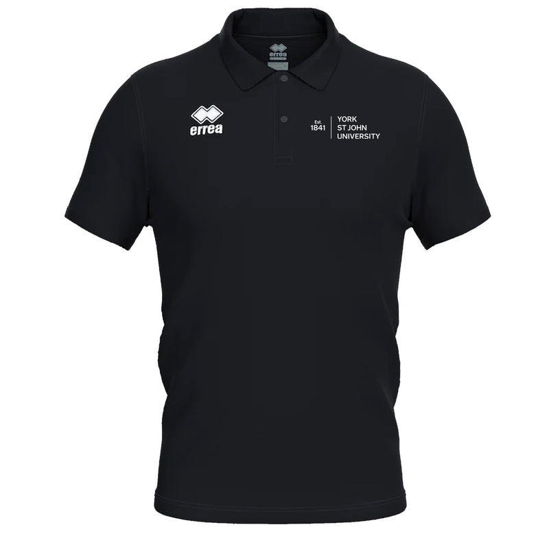 York St John University Black EVO Cotton Polo Shirt - Staff