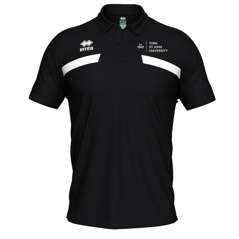 York St John University Black Melvin Polo Shirt - Staff