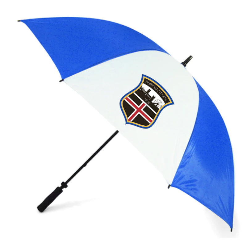 Durham City FC Pro Golf Umbrella - Blue White