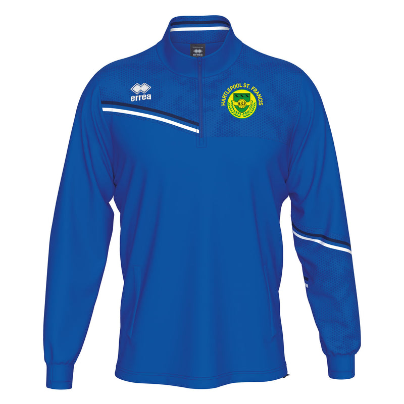 Hartlepool St Francis Errea Elias 1/4 Zip Sweat Top - JUNIOR (Royal)