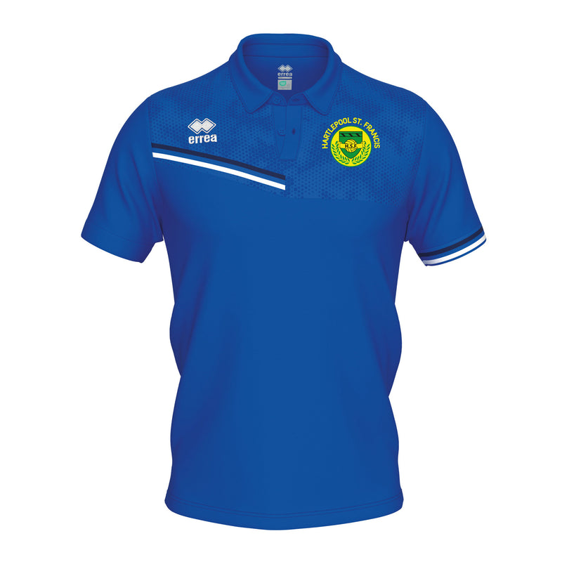 Hartlepool St Francis  Errea Emir Polo Shirt - JUNIOR (Royal)