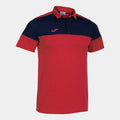 Joma Crew V Short Sleeve Polo - Adult - Man