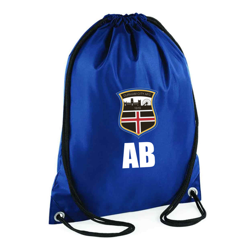 Official Durham City AFC BG005 Gymsac Black