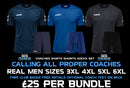 Hummel Real Men Women Big Boy Coaches Set - Shirt Shorts & Socks - FREE PRINT